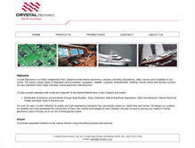 Tablet Screenshot of crystal.co.nz